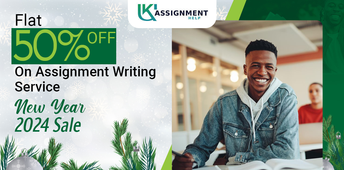 Flat 50% off on Assignment Writing Service New Year 2024 Sale